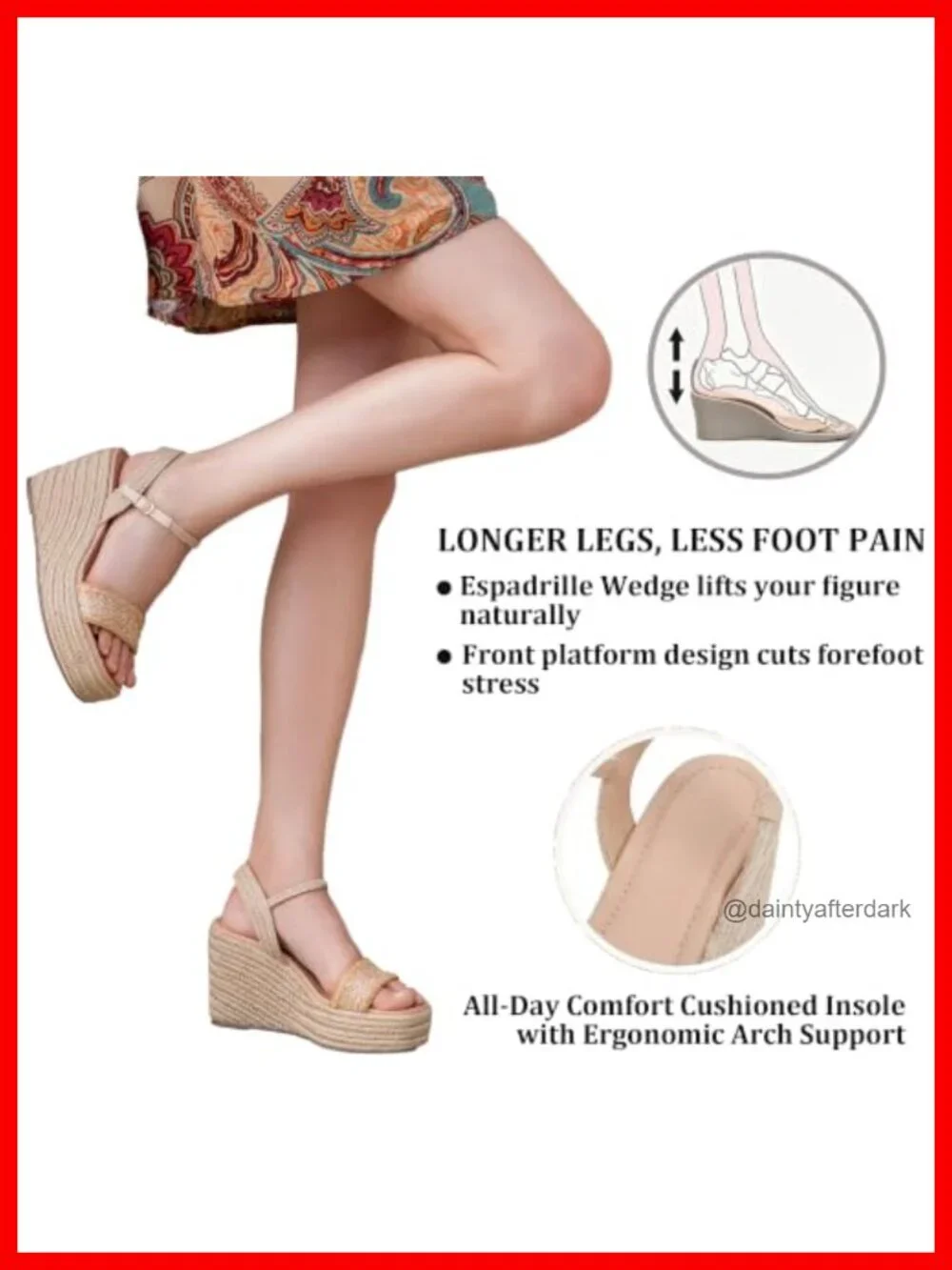 Womens Raffia Espadrille Wedge Sandals Ankle Buckle Platform Summer Beach Shoes